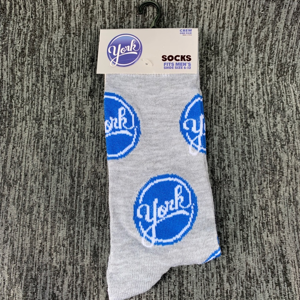 York Peppermint Patty Crew Socks